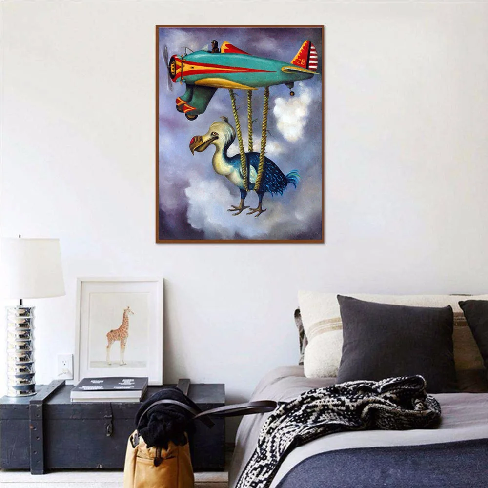 5D DIY Алмазная Картина Набор полная дрель круглая картина вышивка Бриллиантовая