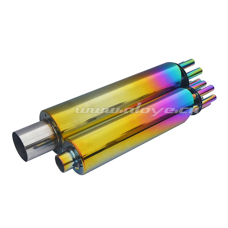

Popular Rainbow Stainless Steel Exhaust Muffler End Tip 490x100mm