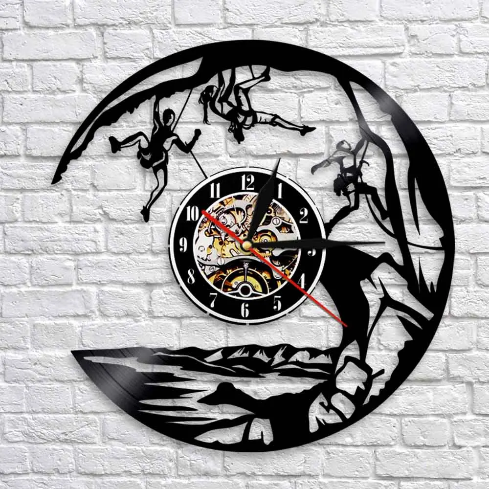 Экстремальные Приключения качалка Альпинизм настенные часы Восхождение на эту