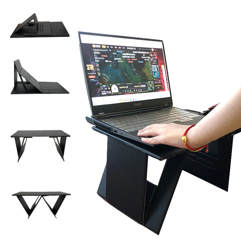 

Portable Laptop Stand Durable Foldable Support Base Notebook Stand Multifunctional Computer Laptop Holder Home Notebook Desk
