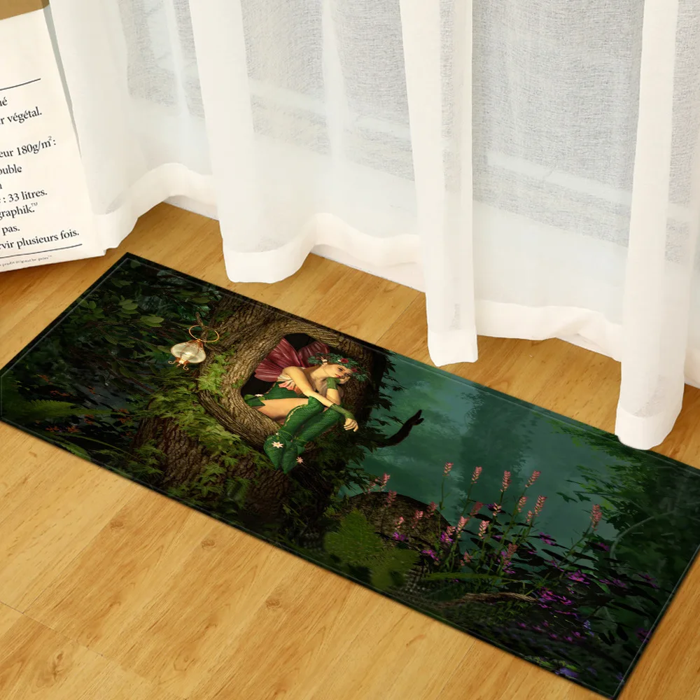 Скандинавский коврик для кухни спальни входной Коврик прихожей напольный с 3D