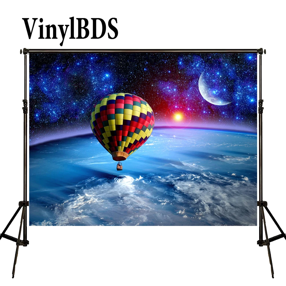 

VinylBDS Photography Backdrops Hot Air Balloon Backdrop Baby Backdrops Naturism Children Photos Superhero Party Backgrounds