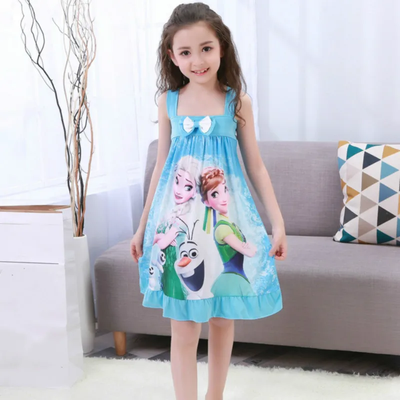 Холодное сердце Анна Эльза Олаф для маленьких девочек рождественское платье