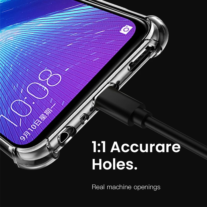 honor 8x 8a чехол защитный на 8 x Мягкий Прозрачный Силикон ТПУ хонор a Хрустальный