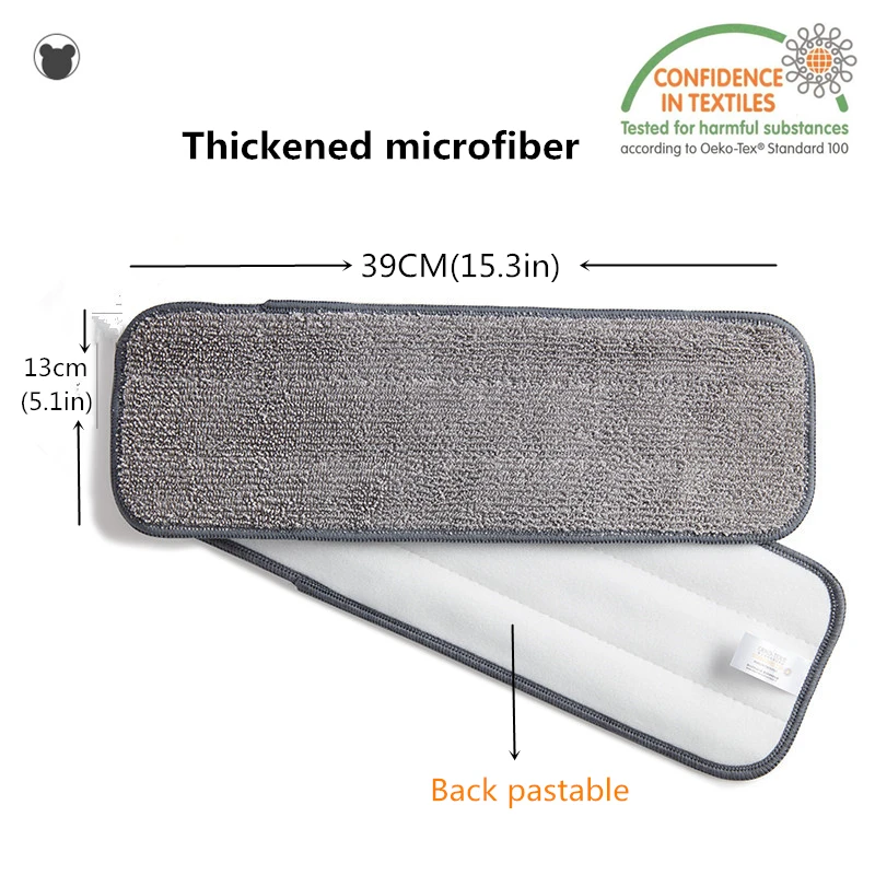 2/10 шт брендовая насадка на швабру для уборки из Замена микрофибры Моющиеся спрей