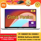 Оригинальный ноутбук Xiaomi RedmiBook 14 II Intel Core i7-1065G7i5-1035G1 NVIDIA MX350 8 ГБ16 ГБ DDR4 512 ГБ SSD ноутбук Windows 10Pro