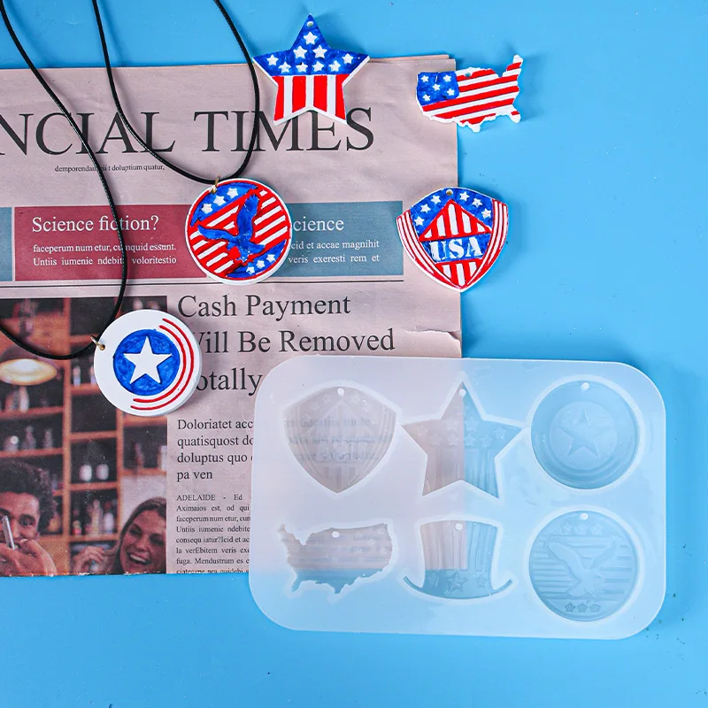 

DIY Epoxy Drop Creativity Mold Independent Pendant Silica Gel Mold Handmade Crafts Necklace Jewelry Drop Mould Resin Mold