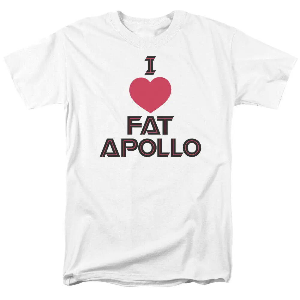 Battlestar галактика I Heart Fat Apollo футболка Лицензированная научная фантастика ТВ новая