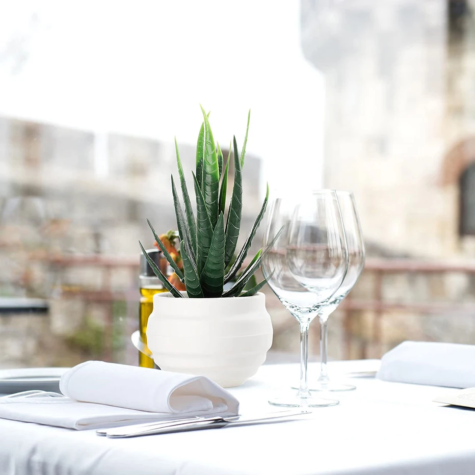 Мини Искусственные подделки растений суккуленты в горшке Маленькие