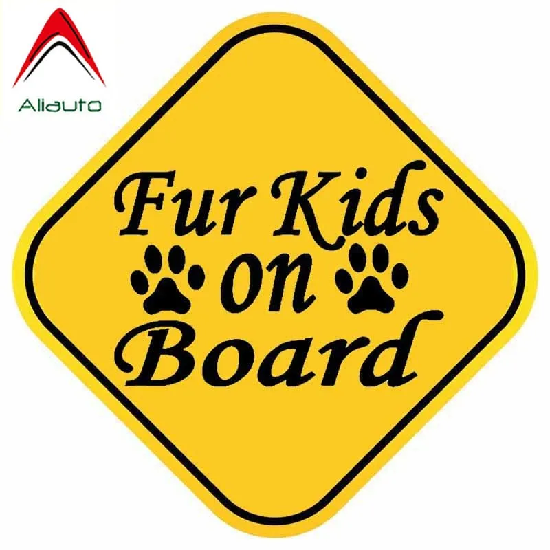 Aliauto забавная Предупреждение ющая Автомобильная наклейка меховая детская на