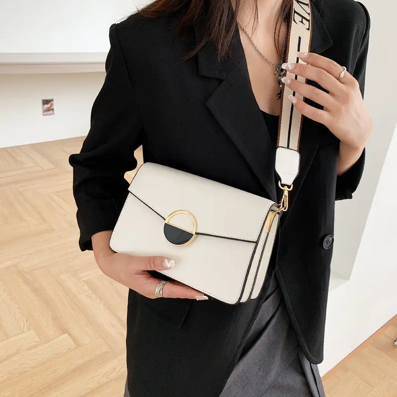 

Crossbody Bag for Women Circle Shoulder Bag Small Messenger Bags Ladies Purses PU Leather Handbags