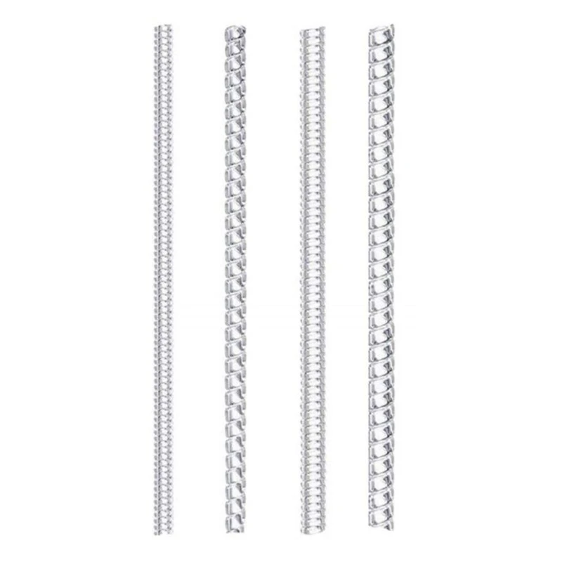 

10 Pcs Transparent Spiral Tightener Ring Size Adjuster Reducer Resizing Tools