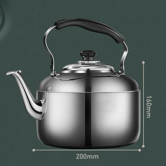 

Stainless Steel Water Kettles Induction Cooker Gas Stoves Thickened Whistling Kettle Household Chaleira Kitchen Supplies DG50SH
