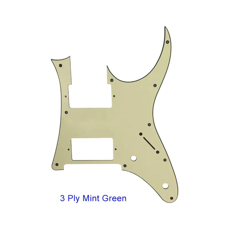3Ply Mint Green Pleroo пользовательские части для электрогитары-для MIJ год Ibanez RG2550Z гитара накладка HH хамбакер Пикап царапины пластины - Цвет: 3Ply Mint Green