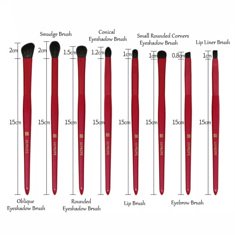 8 шт. набор кистей для макияжа со звездами кисть бровей Кисть консилера макияж