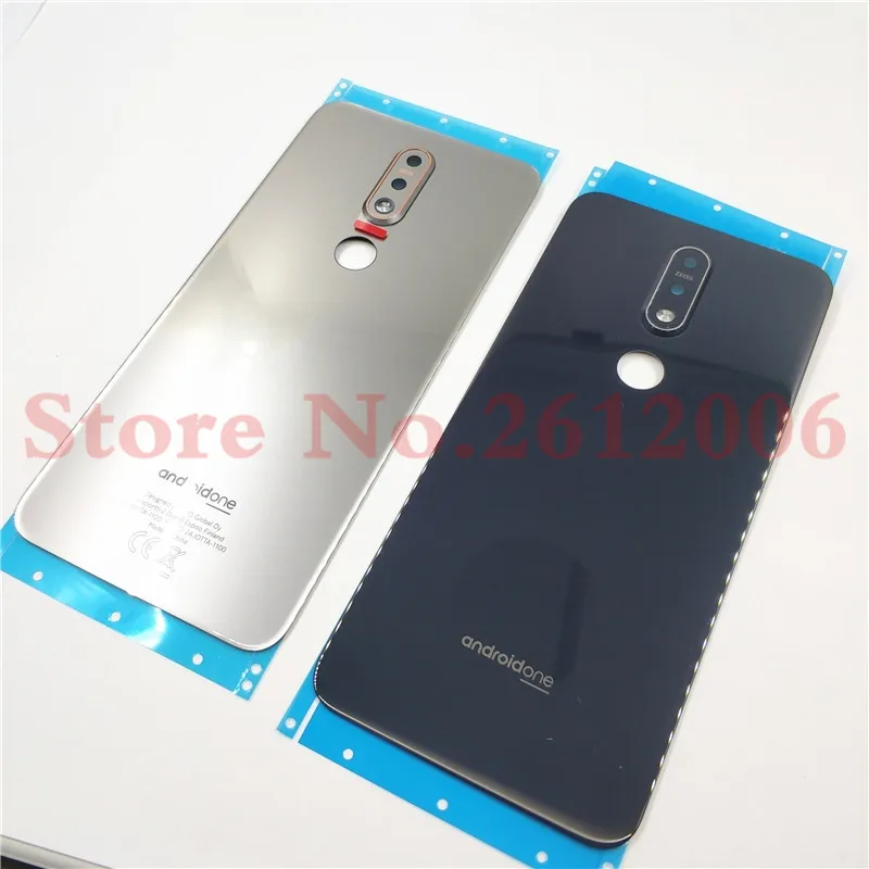 Оригинальное стекло для Nokia 7,1 TA-1100 TA-1096 TA-1095 TA-1085 TA-1097 стеклянная задняя панель корпуса крышка аккумулятора+ объектив камеры