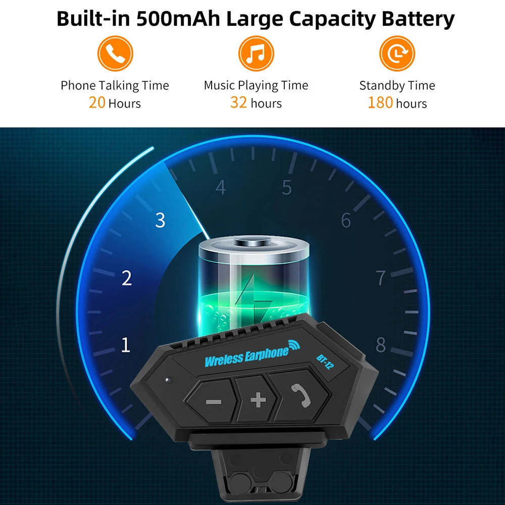 Гарнитура для шлема беспроводная гарнитура телефона мотоциклетная Bluetooth 4 2