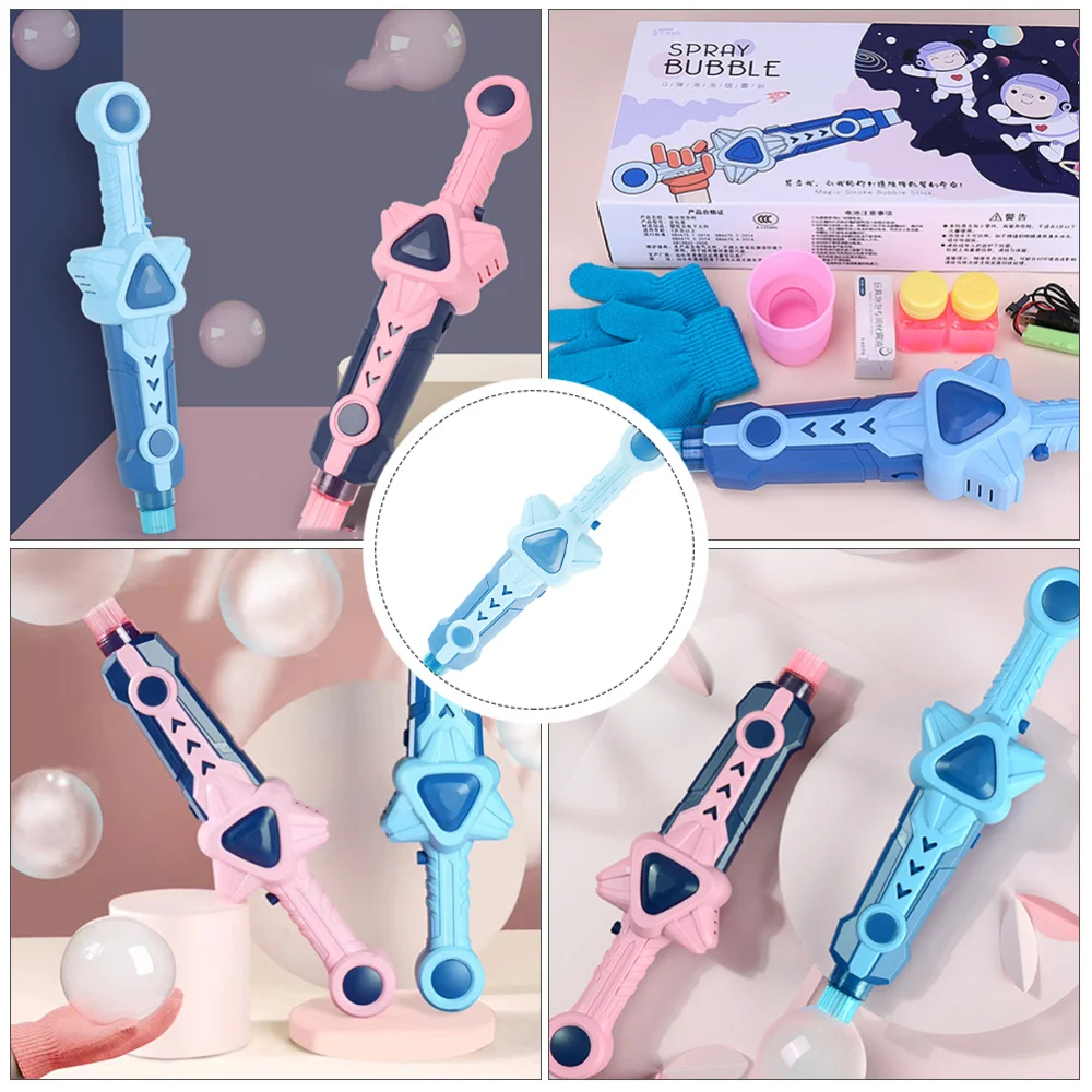 

1 Set Smog Bubble Blower Elastic Smog Bubble Machine Portable Bubble Maker