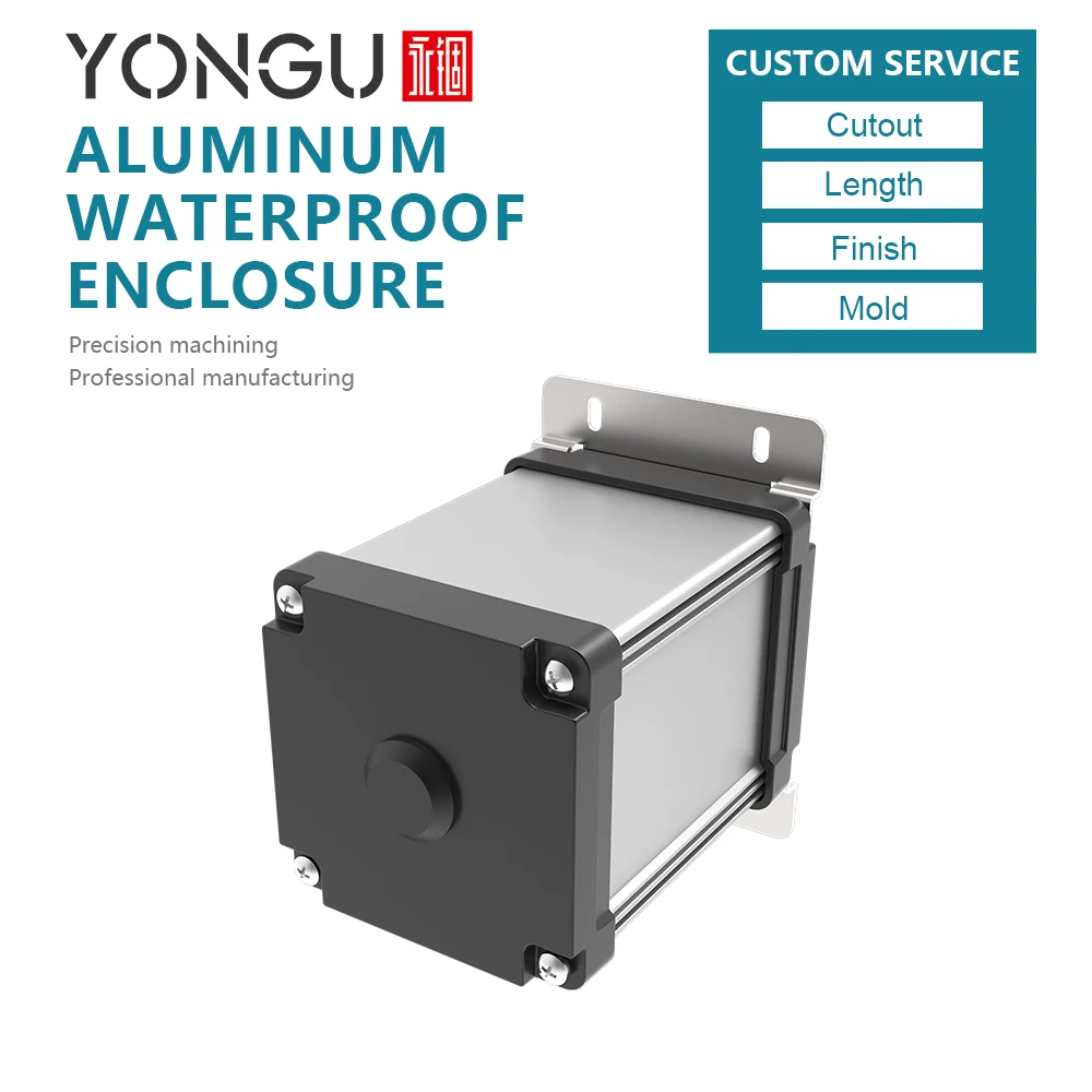 

M02 80W80H mm Electronic Equipment Enclosure Waterproof IP68 Aluminum Profile