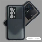 Чехол для Vivo X70 Pro Plus, чехол-бампер для Vivo X70 Pro Plus, цветная рамка, прозрачный матовый чехол для Vivo X70 Pro Plus, чехлы