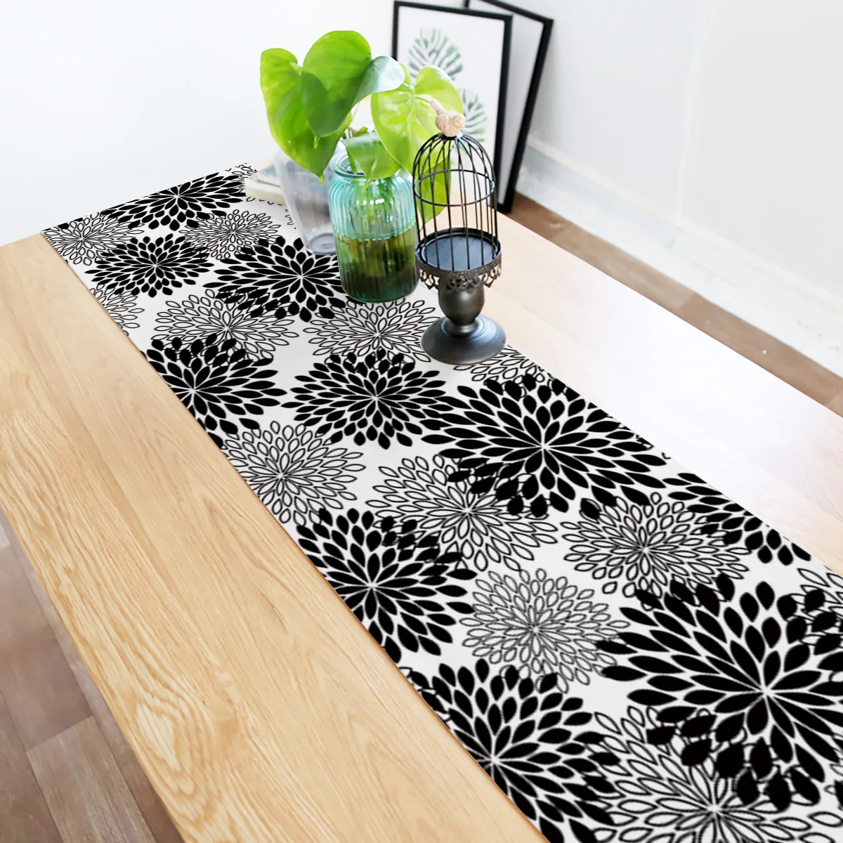 Японский абстрактный цветок свадебная настольная дорожка украшение журнального