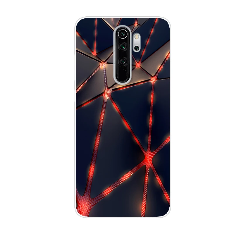 Чехол для Xiaomi Redmi Note 8 Pro роскошная Мягкая силиконовая задняя крышка из ТПУ Note8 8Pro