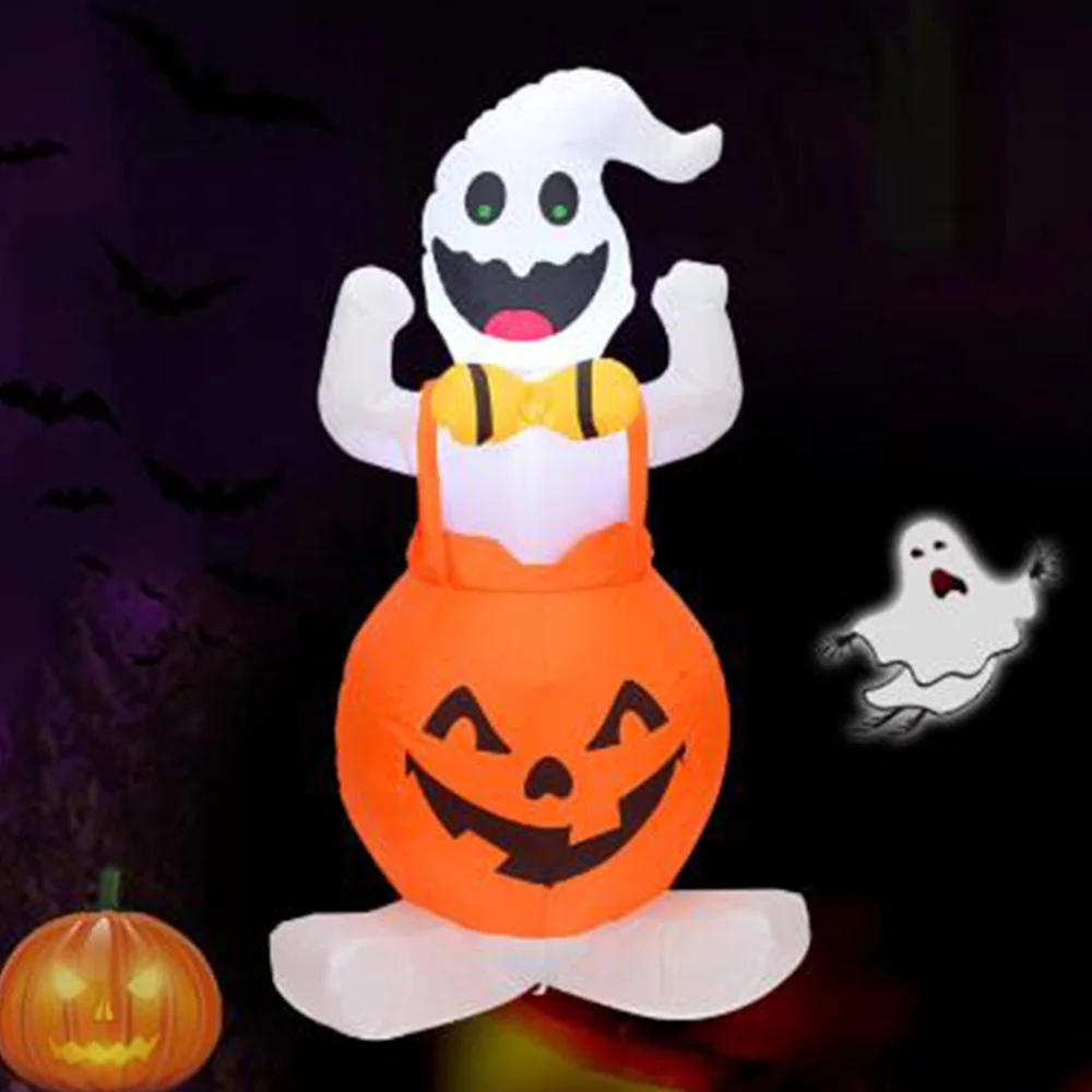 

1PC Decoration Pumpkin Ghost Inflatable Model Terror Pumpkin Ghost Decoration Bar Party Decoration Props
