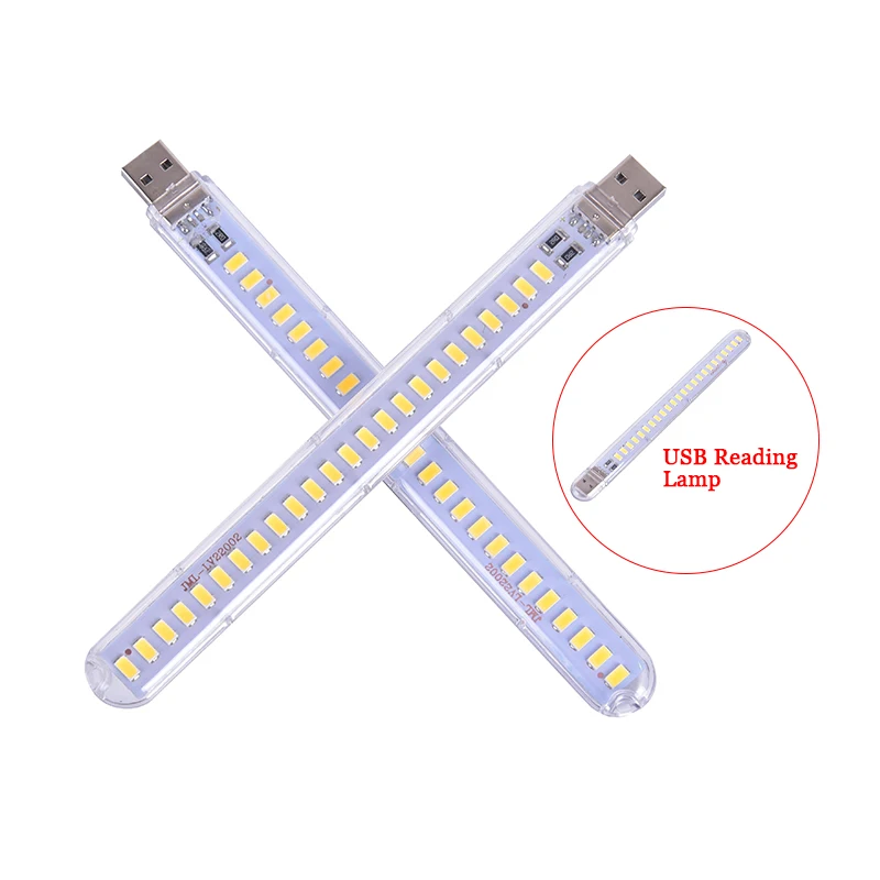 1pc 5V 12W USB LED Night Light 24 LEDs Reading Table Lamp Book Lights | Лампы и освещение