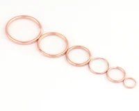 10 30mm rose gold round split ring jump ring purse hardware key chain supplies clasp connector key fob charm leather jewelry