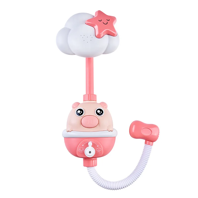 

Baby Bath Toys shower Rain Head Plastic Children Game Water Faucet Electric Water Spray Toy Swimming Bathroom ducha para nino
