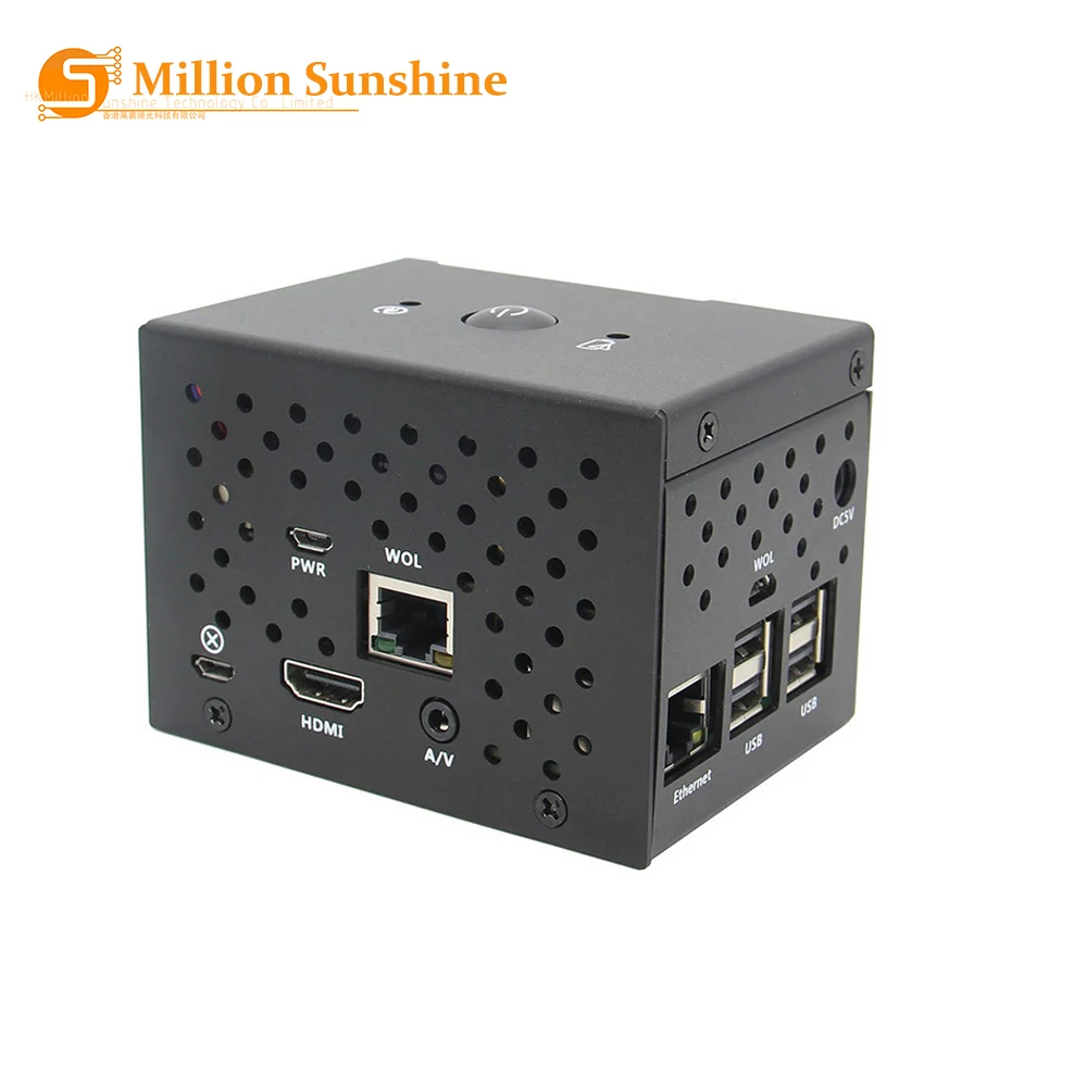 Raspberry Pi X720/X725 плата управления питанием алюминиевый чехол для 3B +/3B RPI134 |