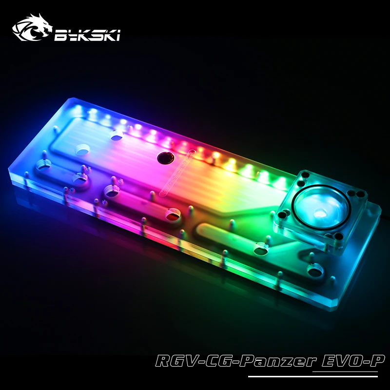 Акриловый бак BYKSKI для использования в COUGAR Panzer Evo чехол компьютера/3PIN 5V/Combo DDC насос