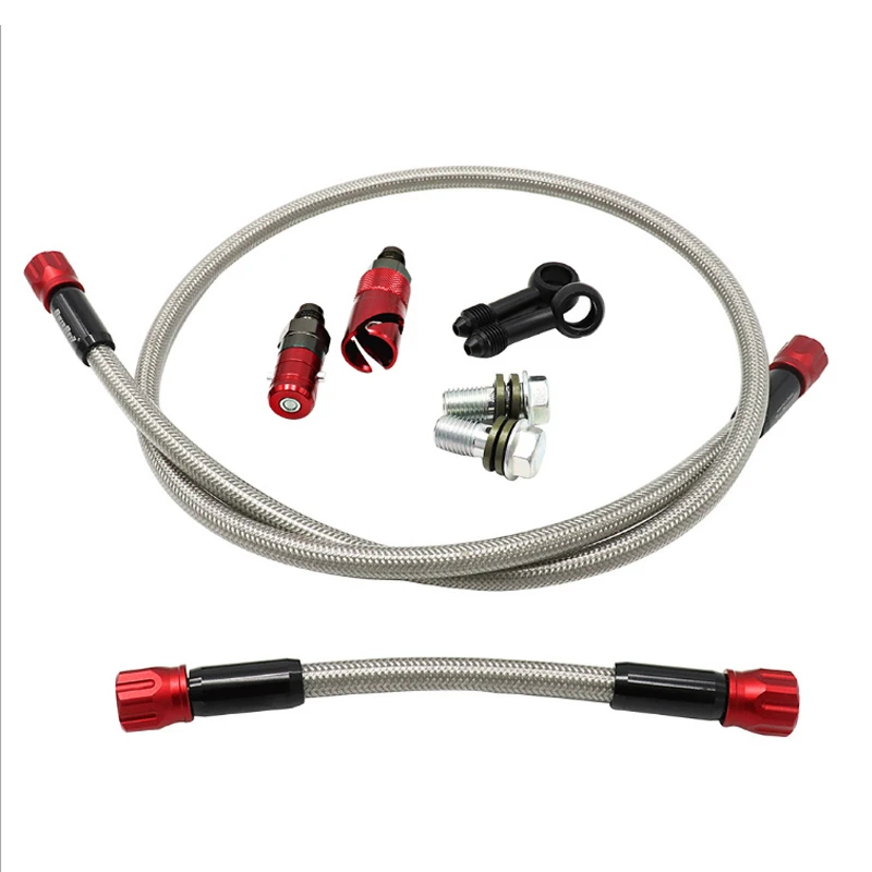 

Универсальный мотоциклетный тормозной шланг AN3, алюминиевый сплав с ЧПУ, быстроразъемный Соединительный кабель для тормозной жидкости