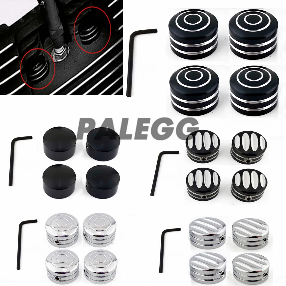 Аксессуары для мотокросса 4 хром черная свеча зажигания головка болта крышки