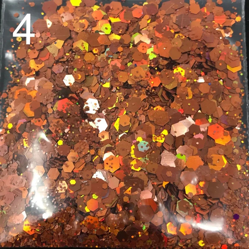 50 г в 1 сумка на заказ массивная голографическая блестящая микс пачка свободные