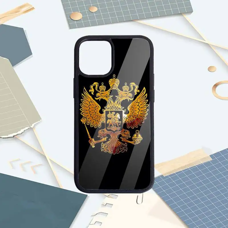 

Russian flag Phone Case PC For iPhone 11 12 pro XS MAX 8 7 6 6S Plus X 5S SE 2020 XR