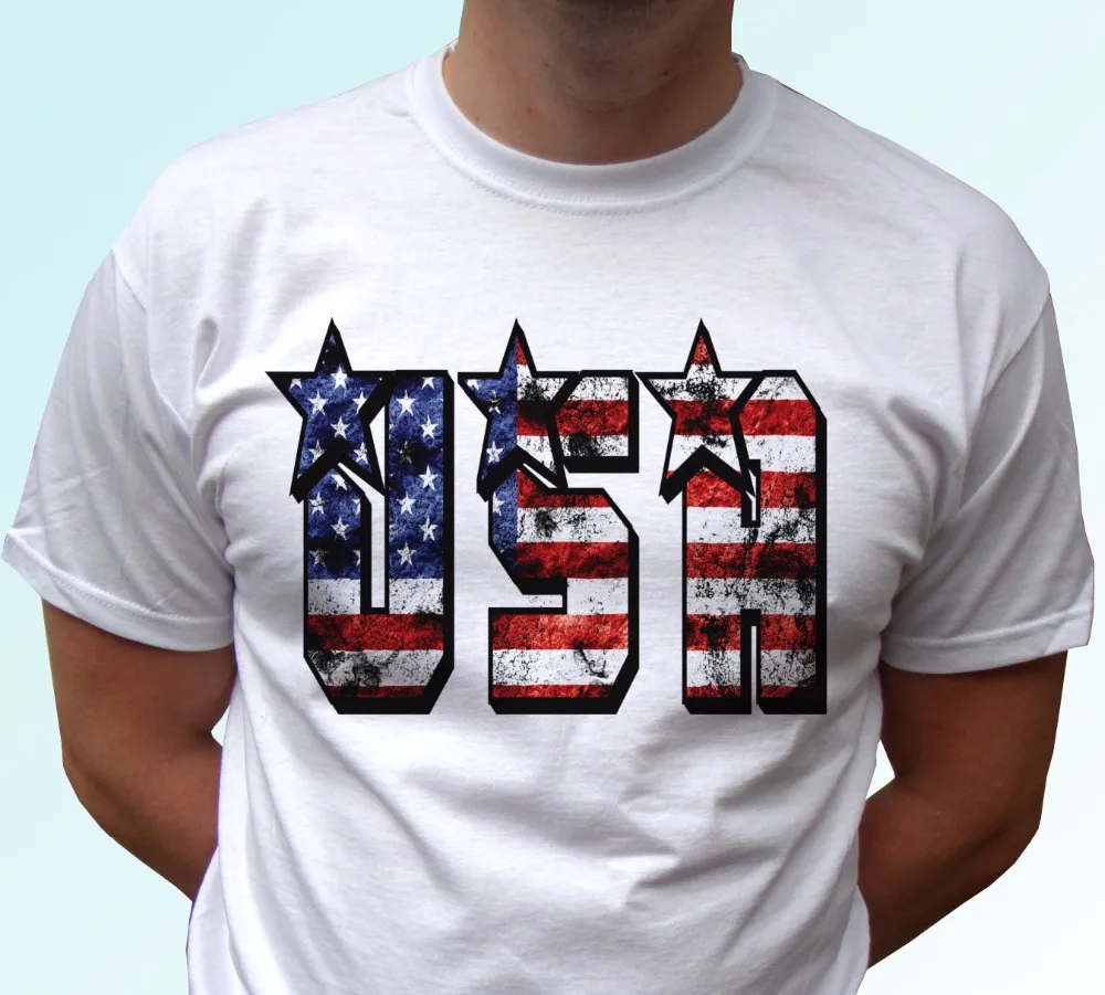 

Брендовая одежда, брендовая одежда, летние топы в стиле хип-хоп с флагом США, белые футболки, топ, Американская футболка, дизайнерская футбол...