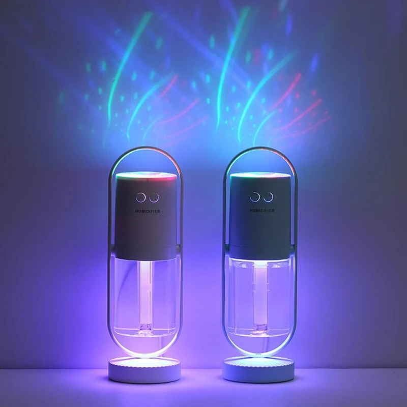 Волшебный увлажнитель для теней 360 градусов распылитель Лампа проектора