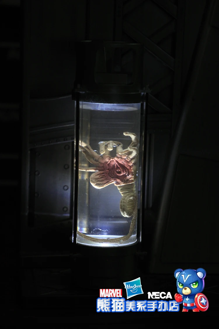 14 см фигурка инопланетянина создание пакет Stasis Chanber светодиодный свет ПВХ
