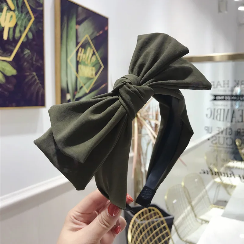 1 шт. Женская повязка на голову с большим бантом чередой для применения в