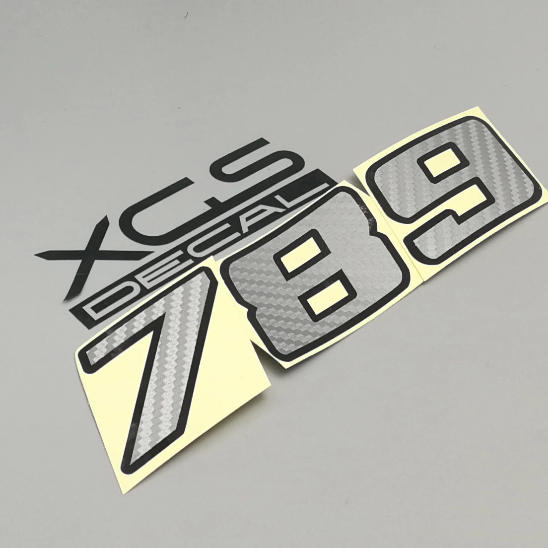 Автомобильная наклейка с широкими гоночными цифрами виниловая высекающая