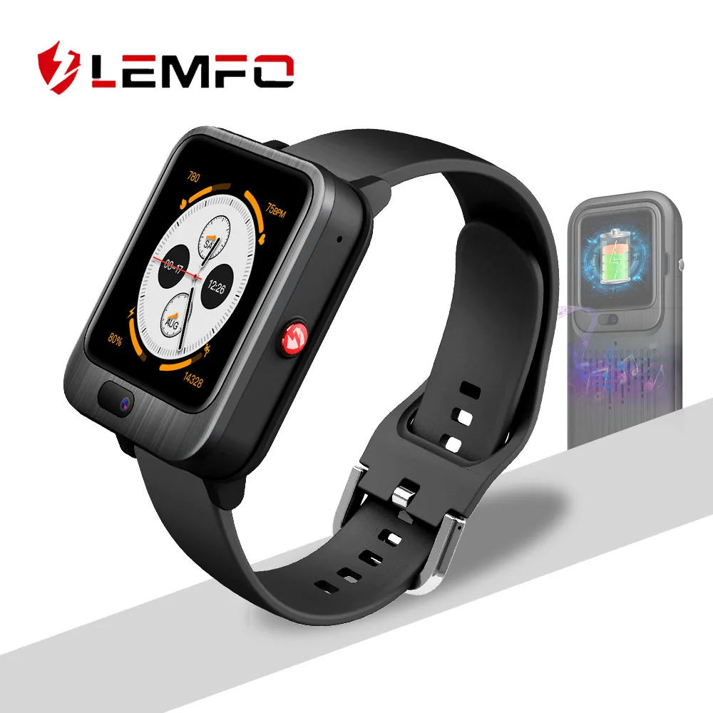 LEMFO LEM11 4G Смарт часы Android 7 1 3 ГБ 32 видеозвонки с 1200 мАч Внешний аккумулятор