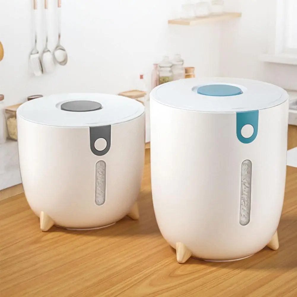 5/10KG Food Container Storage Box USES Rice Grain Feed Cat Litter Toys Dry Store Kitchen Plastic Dispenser Case Home Bucket | Дом и сад