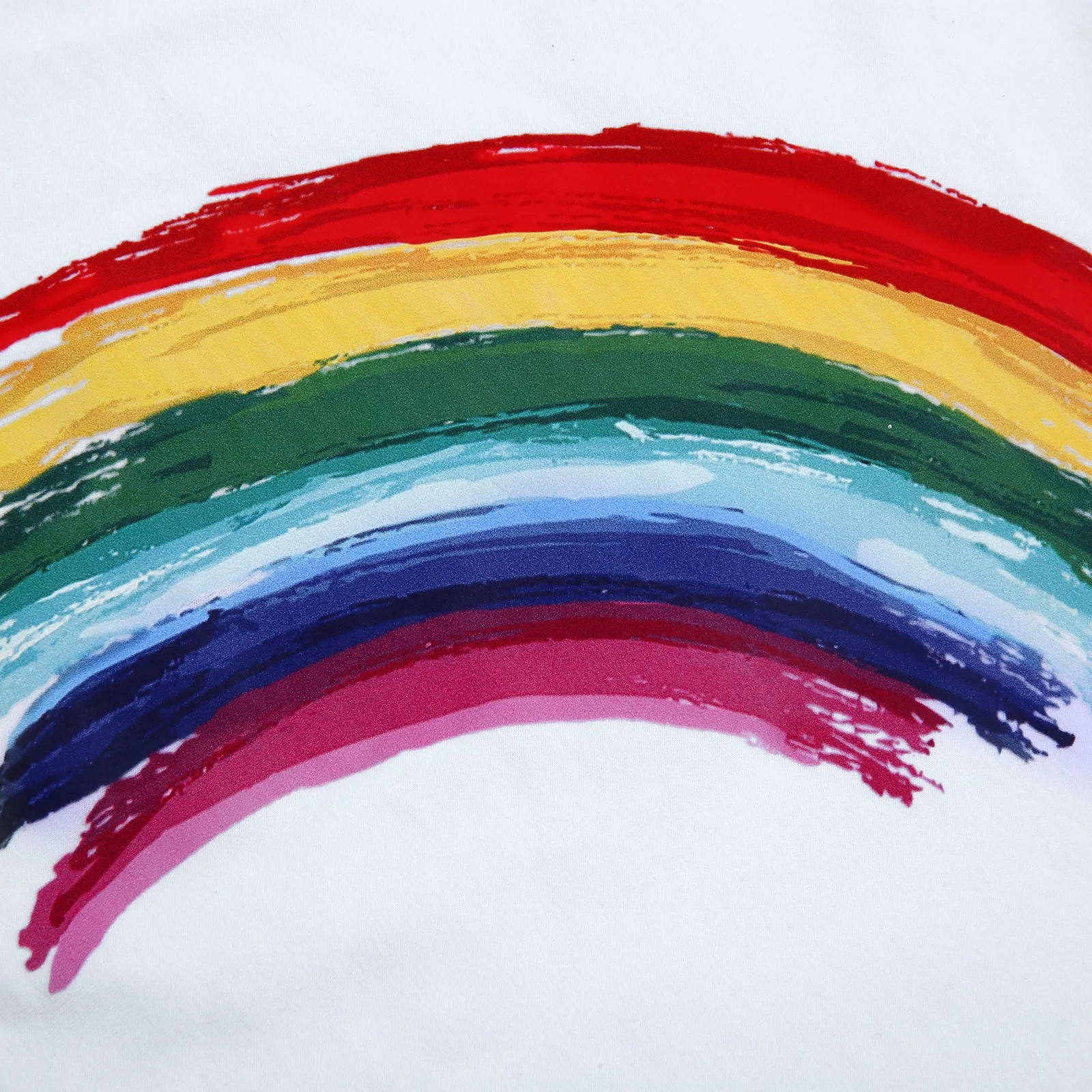 

Rainbow Striped Pullover Sweatshirt Women Harajuku Oversize Pullovers Top Hoodie Sweatshirts American Vintage Streetwear Clothes