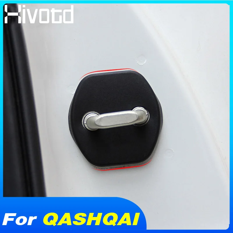 Hivotd для Nissan Qashqai j10 j11 Dualis Автомобильная защита для дверного замка крышка+ ограничитель стоп ржавчины водонепроницаемые внешние аксессуары，автотовары аксессуары для авто