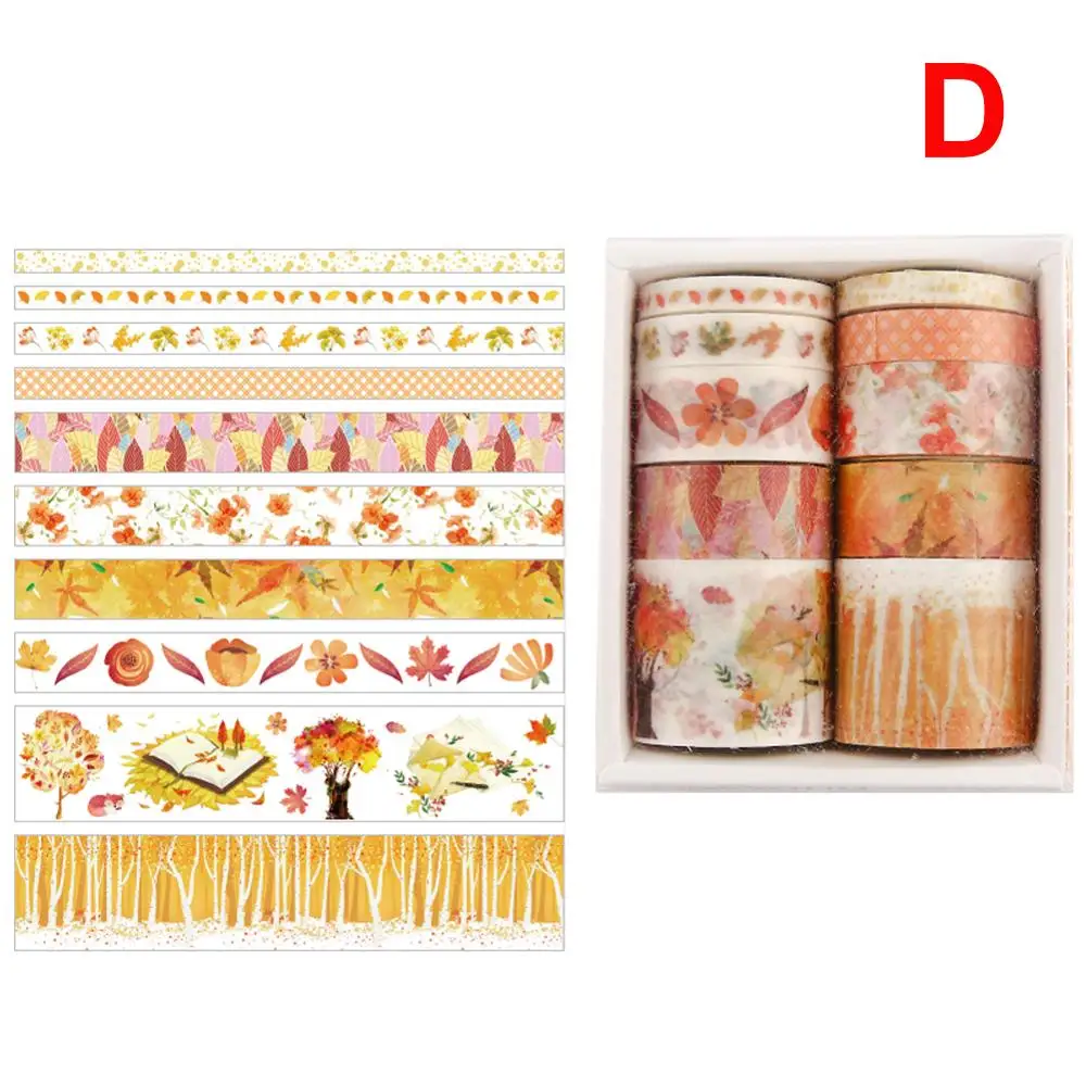 Набор клейких лент 10 шт. по заводской цене декоративные клейкие бумажные ленты с