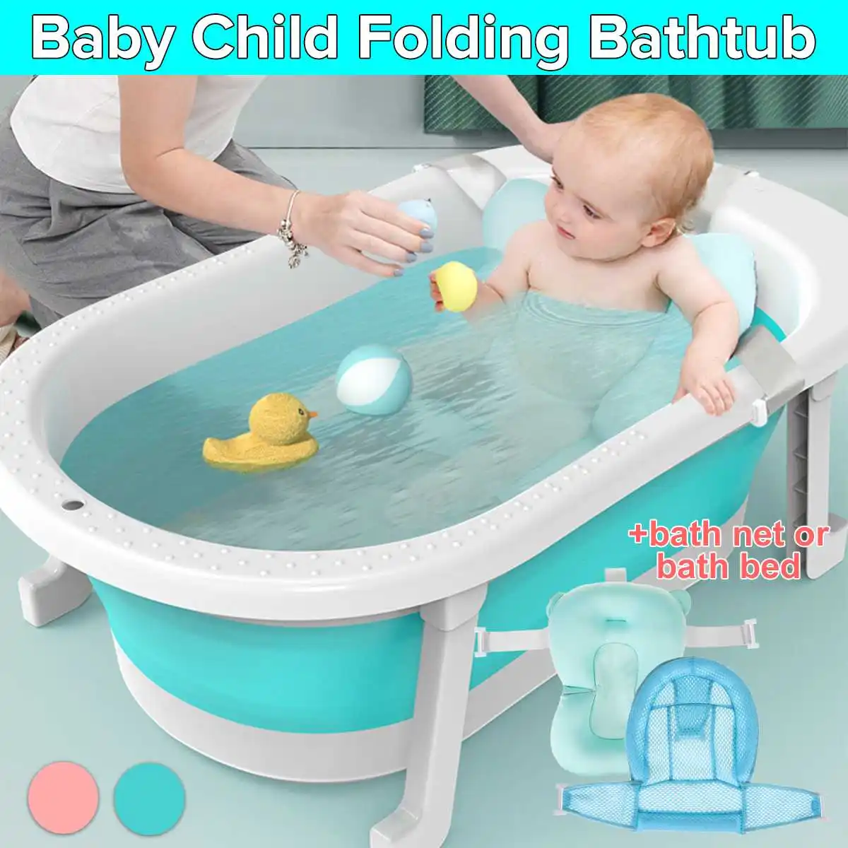 

79x21cm Baby Shower Folding Bathtub Barrel Soaking Tub Folding Bath Lid Bathtub Massage Hot Tubs Freestanding Bathtub