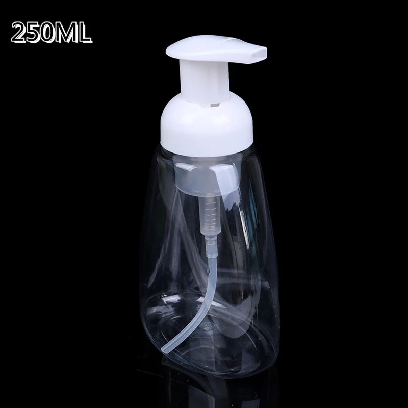 

1PCS 250ml/300ml Clear Foaming Bottle Liquid Soap Whipped Mousse Points Bottling Shampoo Lotion Shower Gel Foam Pump Bottles