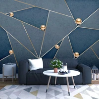 custom any size mural wallpaper modern abstract 3d geometric lines light luxury background wall paper living room tv sofa art