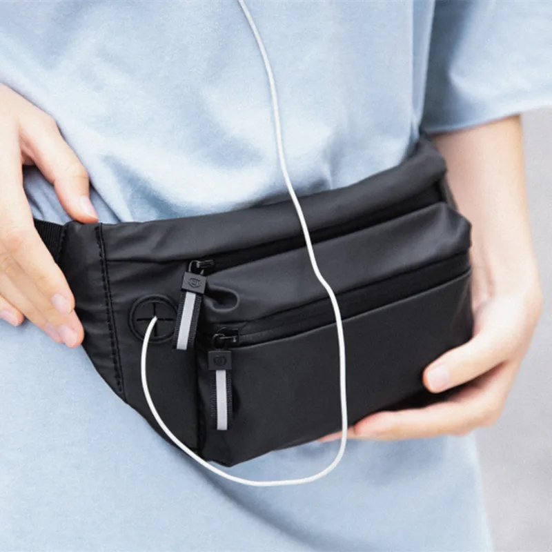 

Waterproof Man Waist Bag Fashion Chest Pack Outdoor Sports Crossbody Bag Casual Travel Unisex Bum Belt Bag